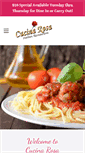 Mobile Screenshot of cucinarosaitalianrestaurant.com